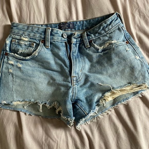 Abercrombie & Fitch Pants - A&F DENIM SHORTS